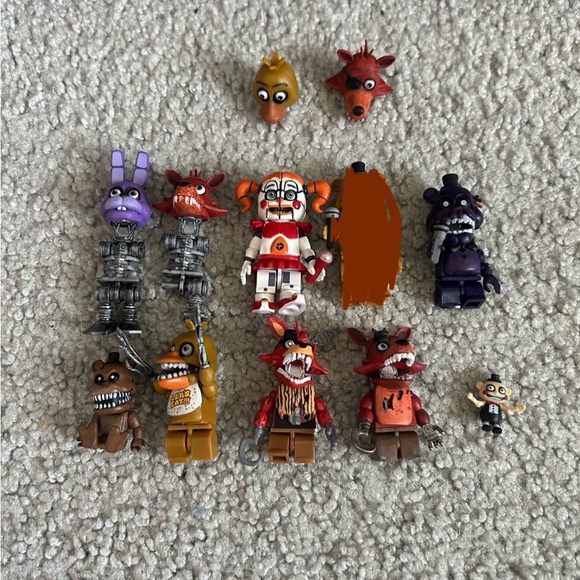 Five Nights At Freddy’S Other - Five Nights at Freddy’s McFarlane Mini Figure Lot, including Withered Chica